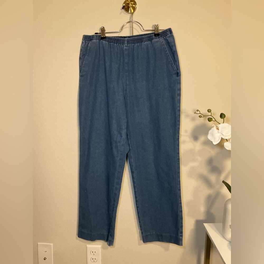 Karen Scot Casual Blue Denim pull on  Pants